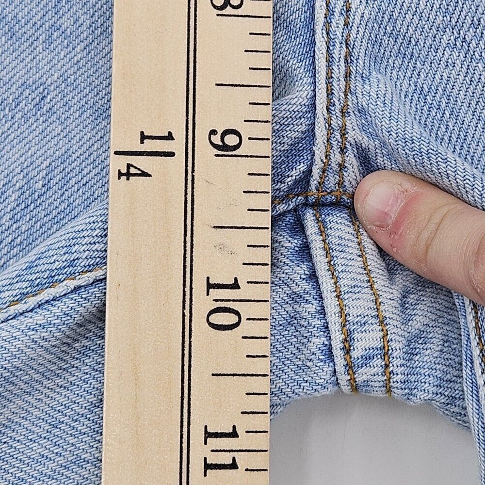 Frame Le Garcon Distressed Boyfriend Jeans In Natoma Light Wash Women’s Size 25 - Picture 10 of 11